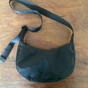 Baggu Small Nylon Crescent Bag - Black